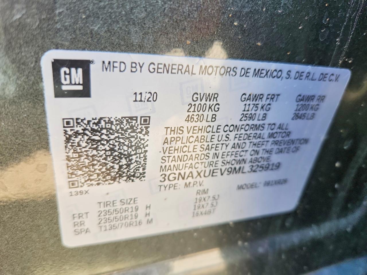 Chevrolet Equinox Lt