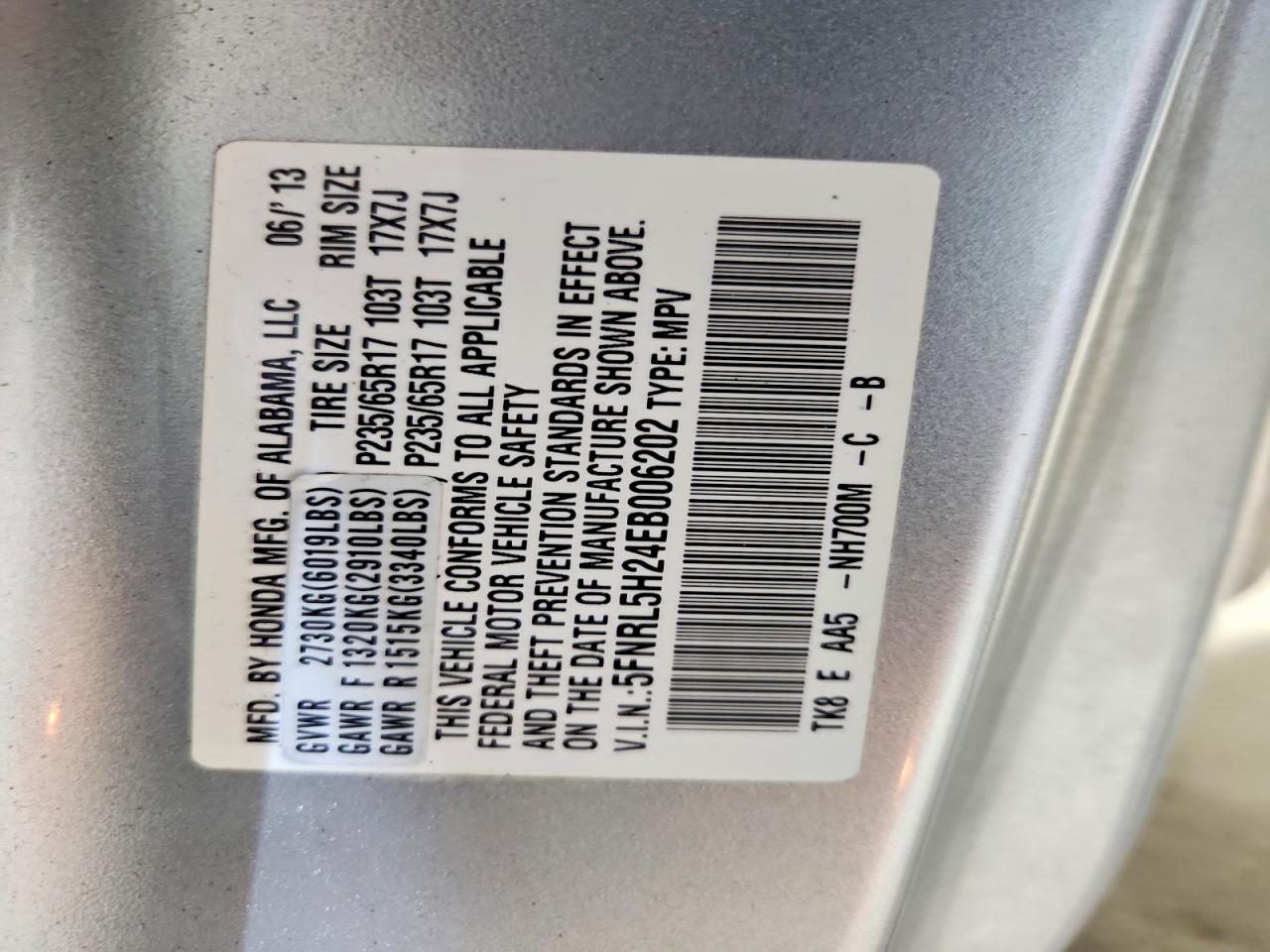 Honda Odyssey Lx