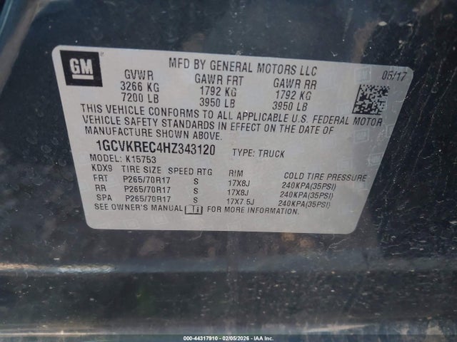 Chevrolet Silverado 1500 1lt