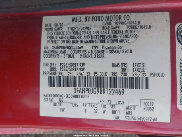 Ford Fusion Sel
