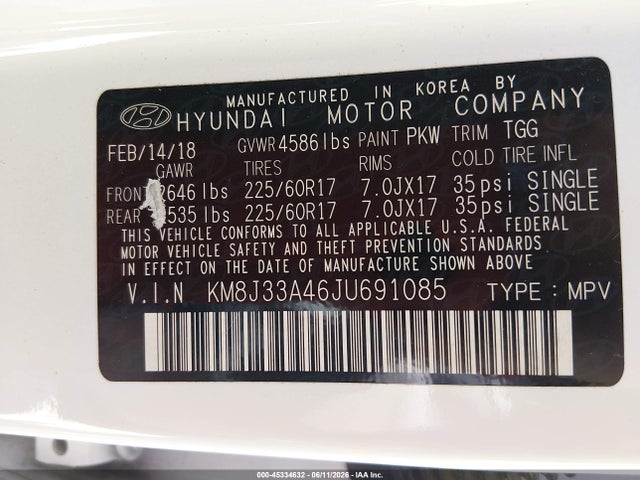 Hyundai TUCSON Sel