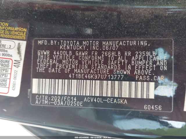 Toyota Camry Se