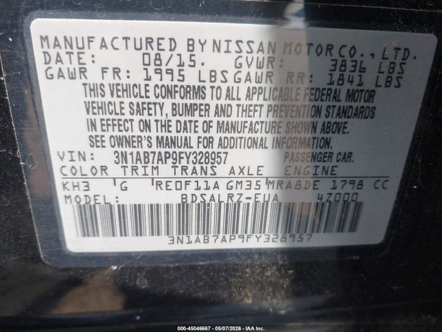Nissan Sentra Sr