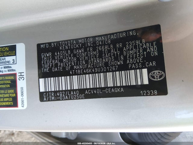 Toyota Camry Xle