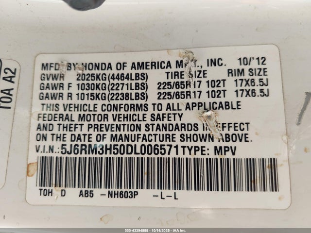 Honda CR-V Ex
