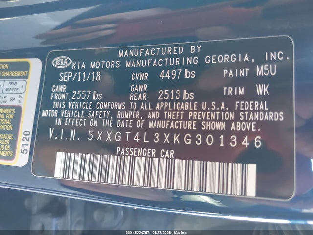 Kia Optima Lx