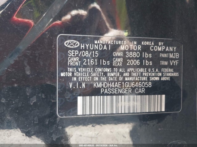 Hyundai ELANTRA Se