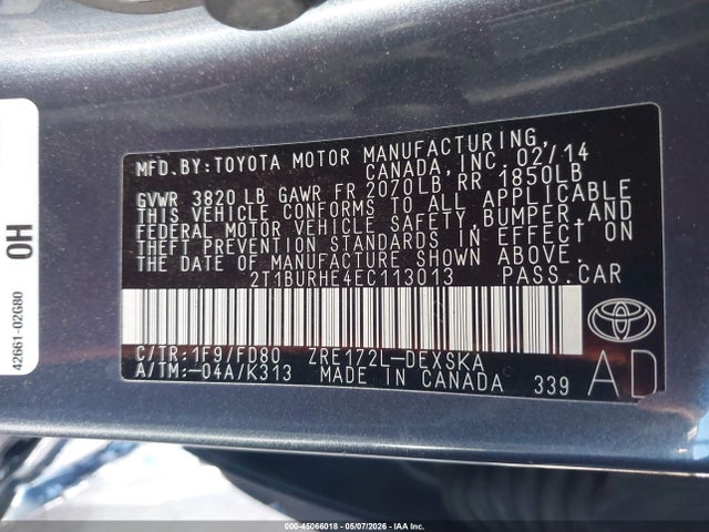 Toyota Corolla S Plus