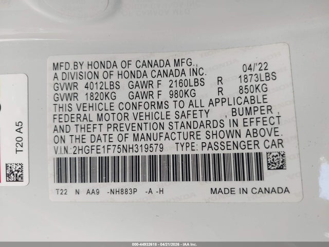 Honda Civic Ex