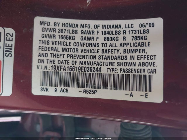 Honda Civic Lx-s