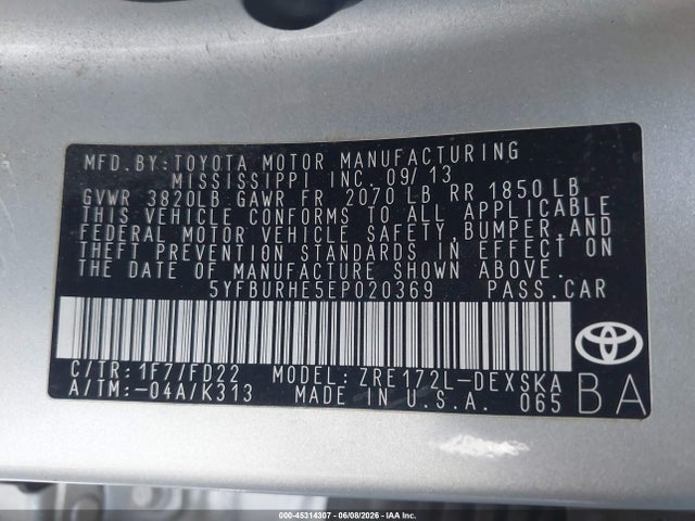 Toyota Corolla S Plus
