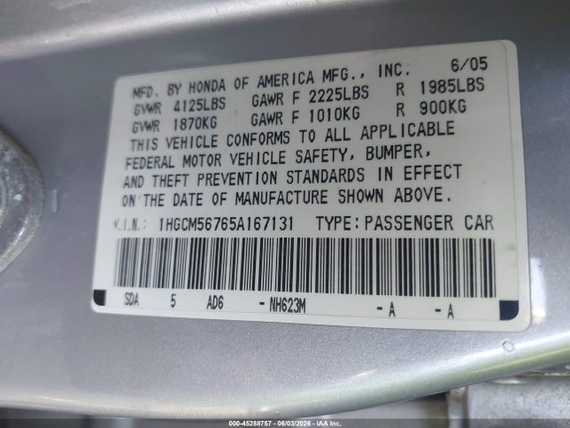 Honda Accord 2.4 Ex