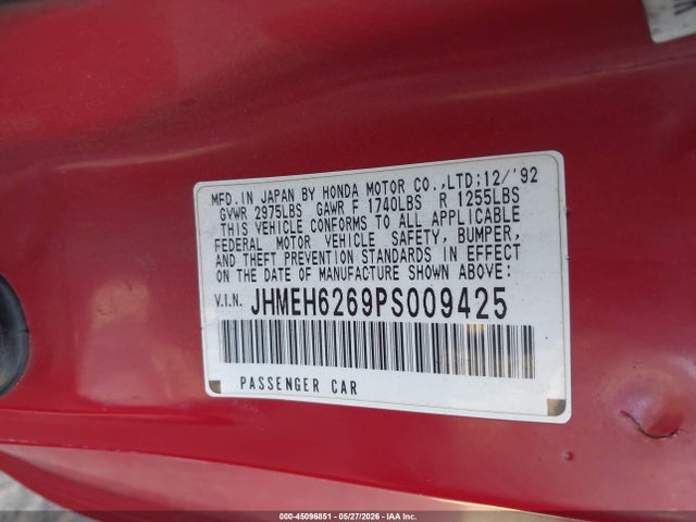 Honda Civic Del Sol Si
