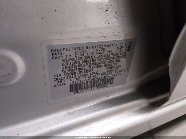 Nissan Versa Sr Xtronic Cvt