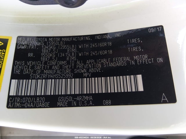 Toyota Highlander Xle