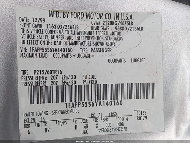 Ford Taurus Ses