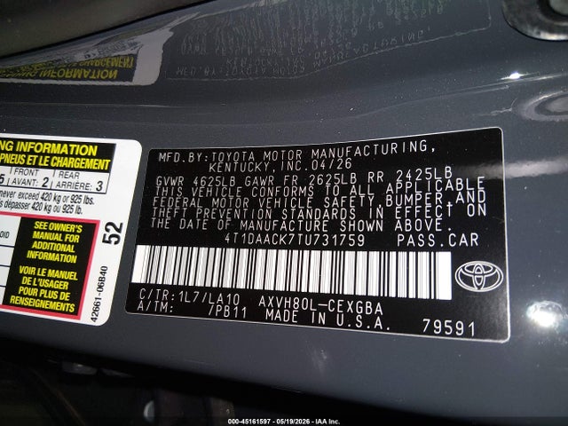 Toyota Camry Xle