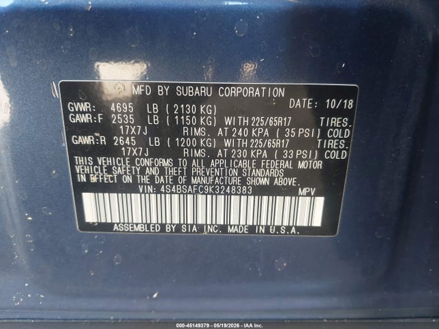 Subaru Outback 2.5i Premium