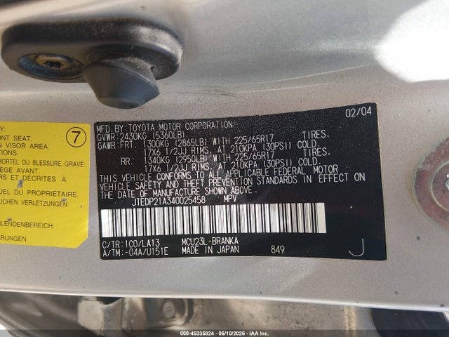 Toyota Highlander Limited V6