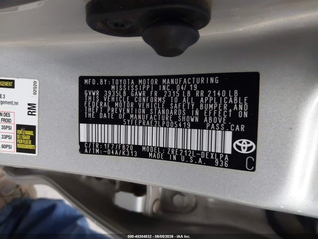 Toyota Corolla Le