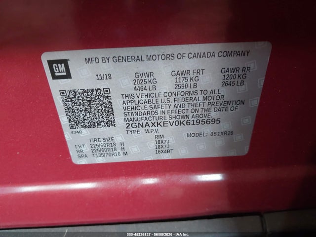 Chevrolet Equinox Lt