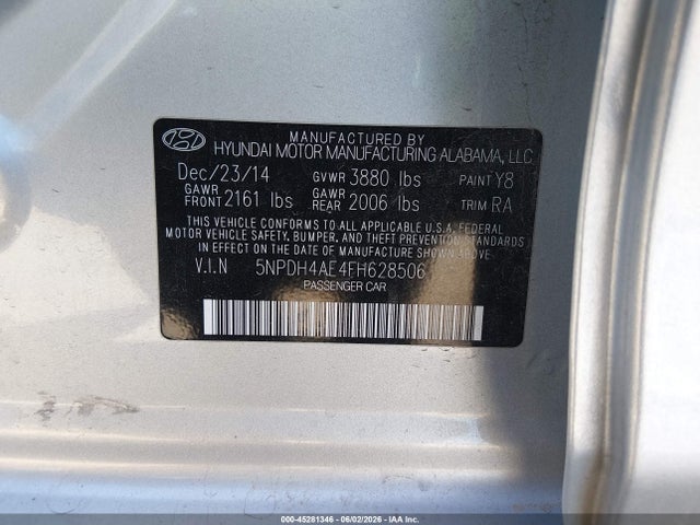 Hyundai ELANTRA Se