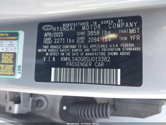 Hyundai ELANTRA Sel Convenience
