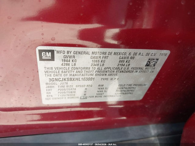 Chevrolet Trax Ls