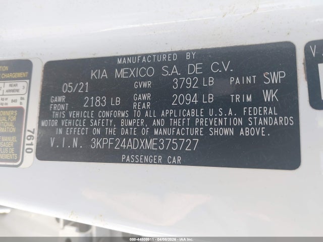 Kia Forte Lxs