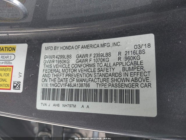 Honda Accord Ex