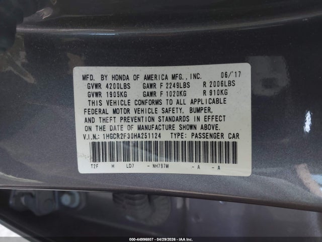 Honda Accord Lx