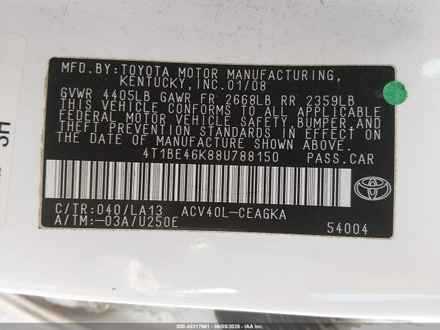 Toyota Camry Xle