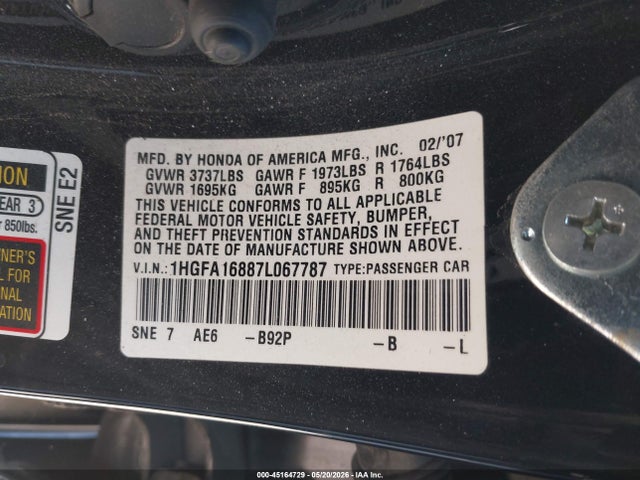 Honda Civic Ex