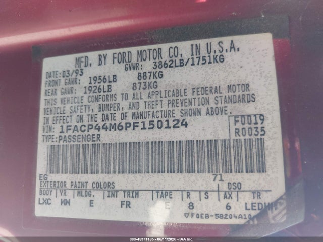 Ford Mustang Lx