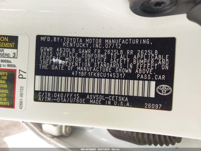 Toyota Camry Se