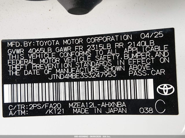 Toyota Corolla Se