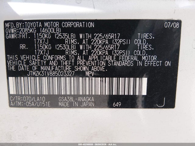 Toyota RAV4 Limited V6