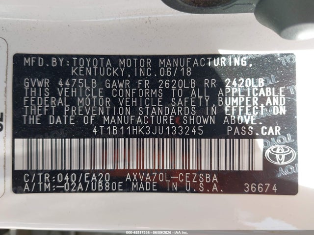 Toyota Camry Se