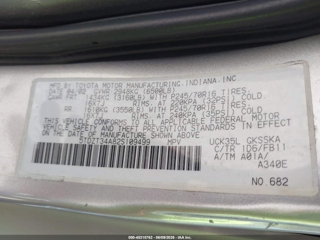 Toyota Sequoia Sr5 V8