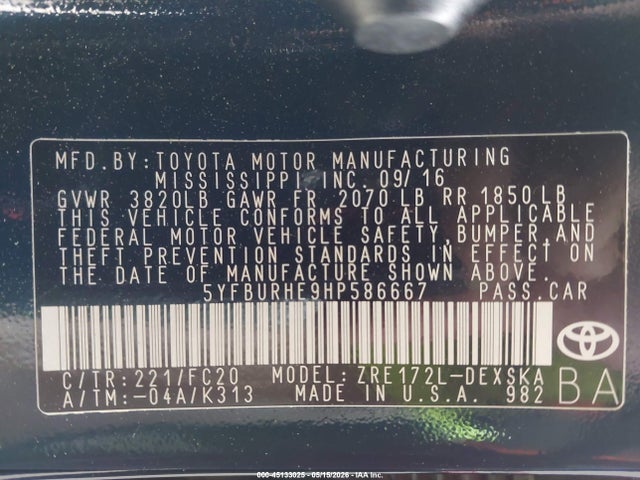 Toyota Corolla Se