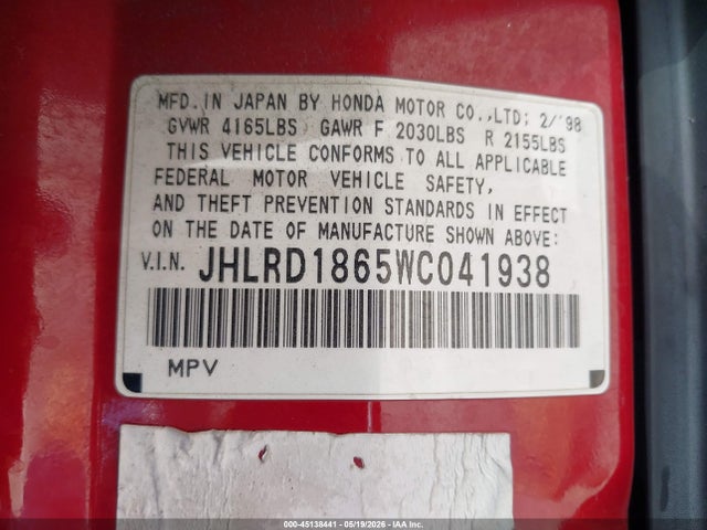 Honda CR-V Ex