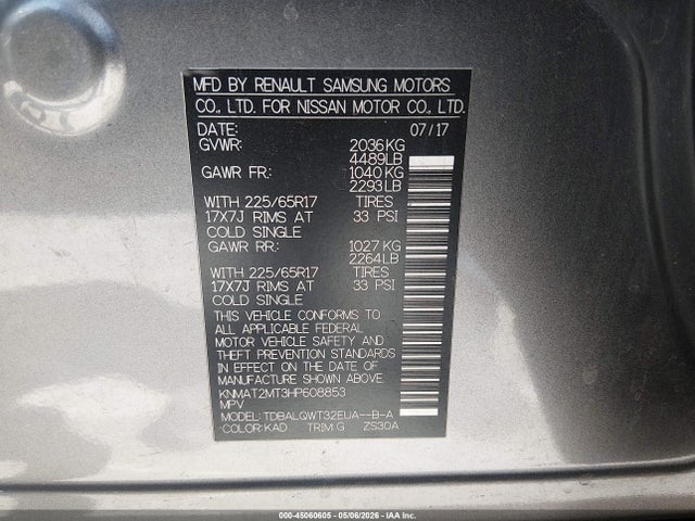 Nissan Rogue Sv