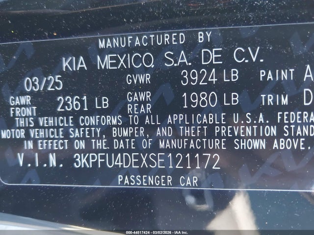 Kia K4 Ex