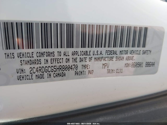 Dodge Grand Caravan Sxt