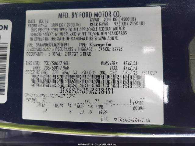 Ford Fusion Se