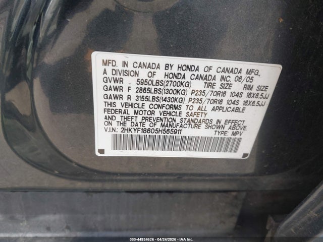 Honda Pilot Ex-l