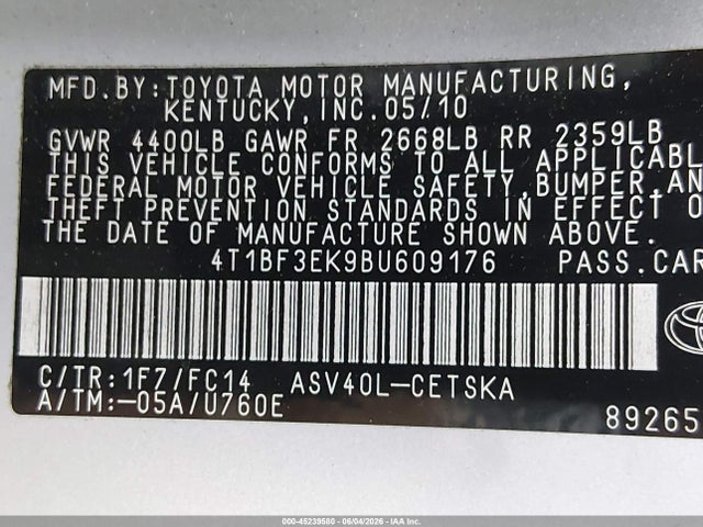 Toyota Camry Se