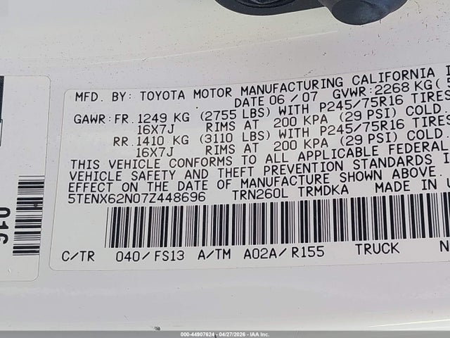 Toyota Tacoma Prerunner