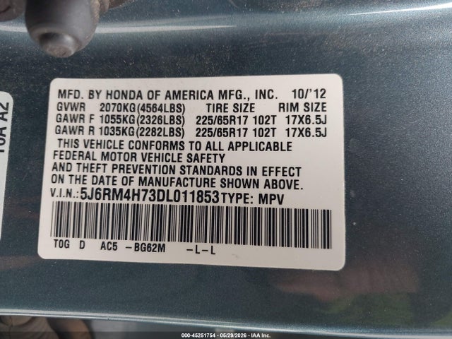 Honda CR-V Ex-l