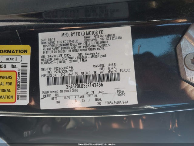 Ford Fusion Se
